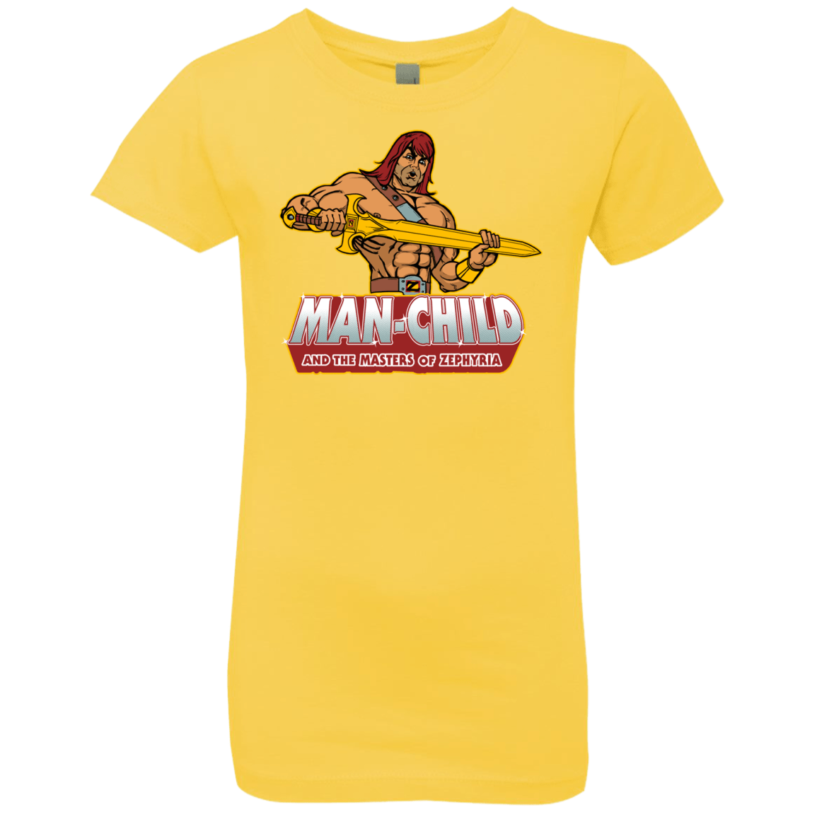 T-Shirts Vibrant Yellow / YXS Man Child Girls Premium T-Shirt