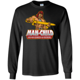 T-Shirts Black / S Man Child Men's Long Sleeve T-Shirt