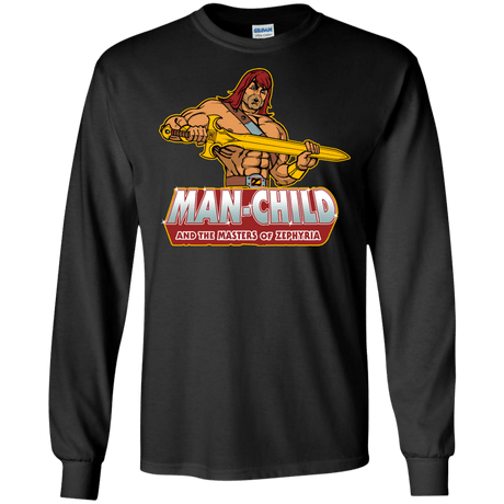 T-Shirts Black / S Man Child Men's Long Sleeve T-Shirt