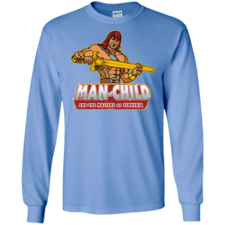 T-Shirts Carolina Blue / S Man Child Men's Long Sleeve T-Shirt