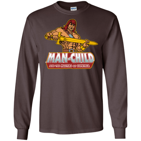 T-Shirts Dark Chocolate / S Man Child Men's Long Sleeve T-Shirt