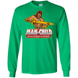 T-Shirts Irish Green / S Man Child Men's Long Sleeve T-Shirt