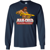 T-Shirts Navy / S Man Child Men's Long Sleeve T-Shirt