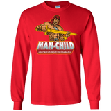 T-Shirts Red / S Man Child Men's Long Sleeve T-Shirt