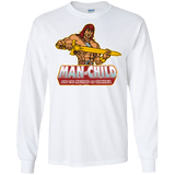 T-Shirts White / S Man Child Men's Long Sleeve T-Shirt