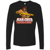 T-Shirts Black / S Man Child Men's Premium Long Sleeve