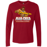 T-Shirts Cardinal / S Man Child Men's Premium Long Sleeve