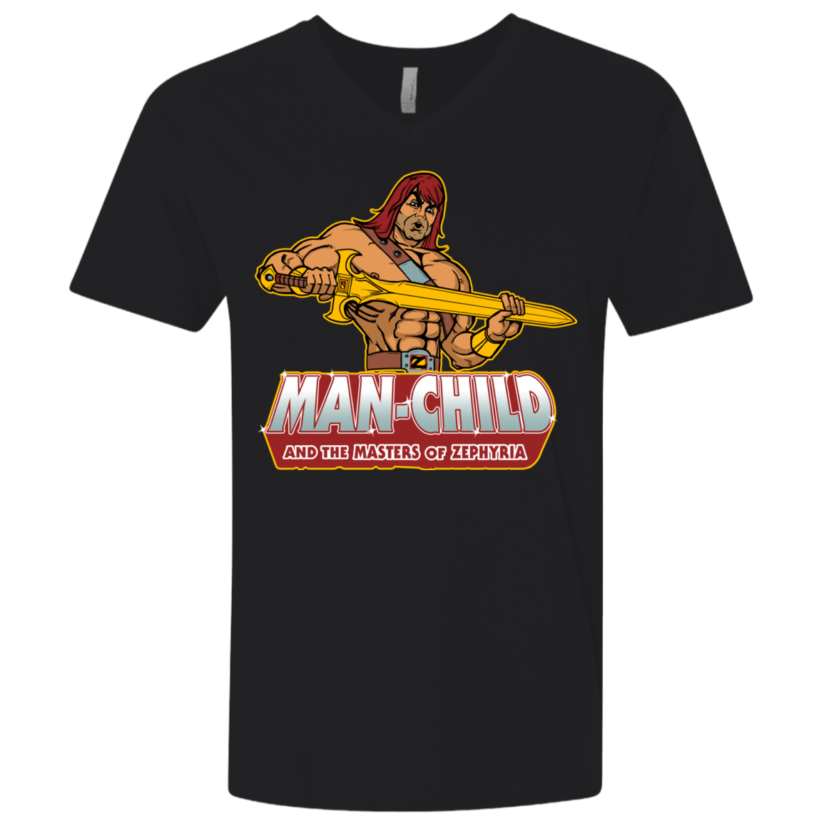 T-Shirts Black / X-Small Man Child Men's Premium V-Neck