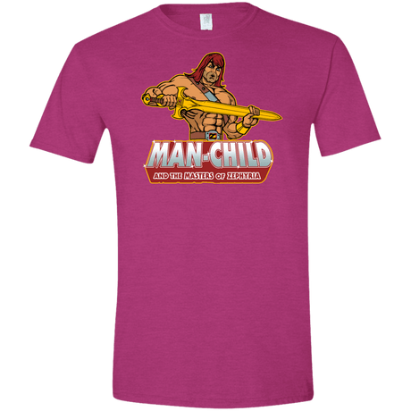 T-Shirts Antique Heliconia / S Man Child Men's Semi-Fitted Softstyle