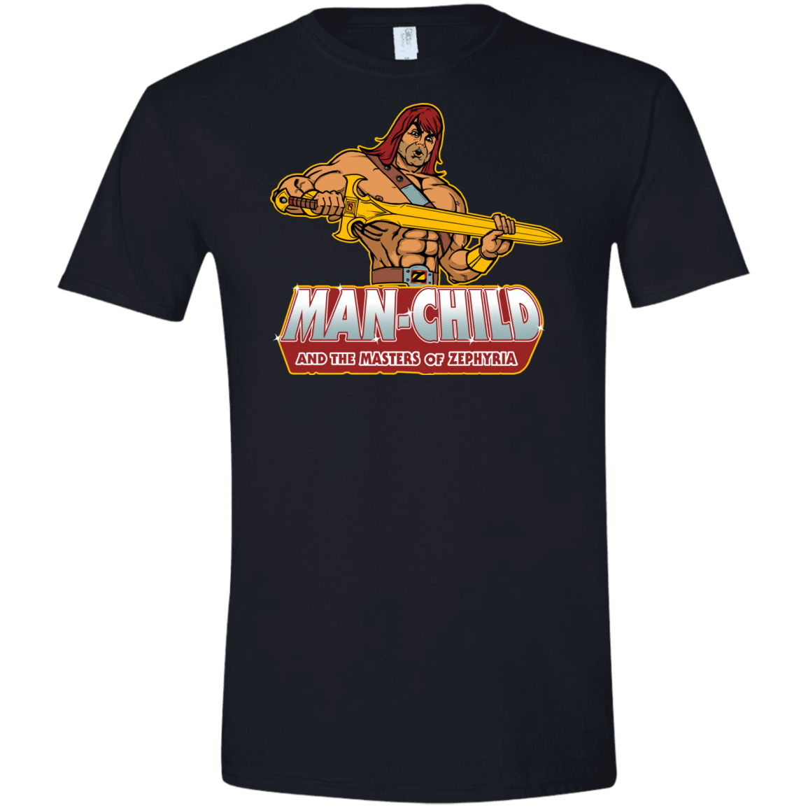 T-Shirts Black / X-Small Man Child Men's Semi-Fitted Softstyle