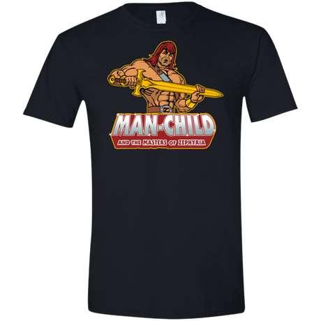 T-Shirts Black / X-Small Man Child Men's Semi-Fitted Softstyle