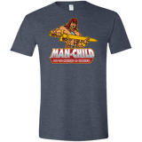 T-Shirts Heather Navy / S Man Child Men's Semi-Fitted Softstyle