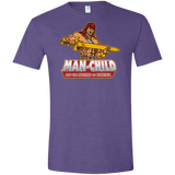 T-Shirts Heather Purple / S Man Child Men's Semi-Fitted Softstyle