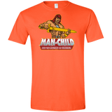 T-Shirts Orange / S Man Child Men's Semi-Fitted Softstyle