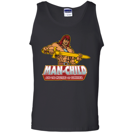 T-Shirts Black / S Man Child Men's Tank Top