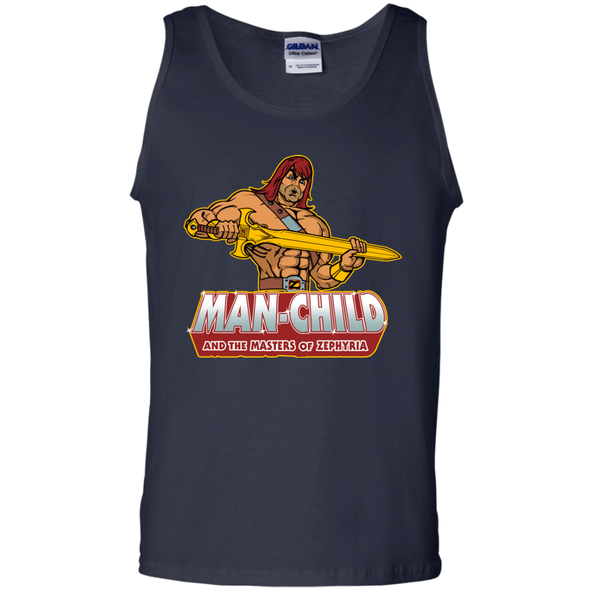 T-Shirts Navy / S Man Child Men's Tank Top