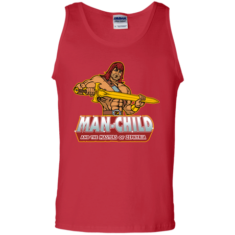 T-Shirts Red / S Man Child Men's Tank Top