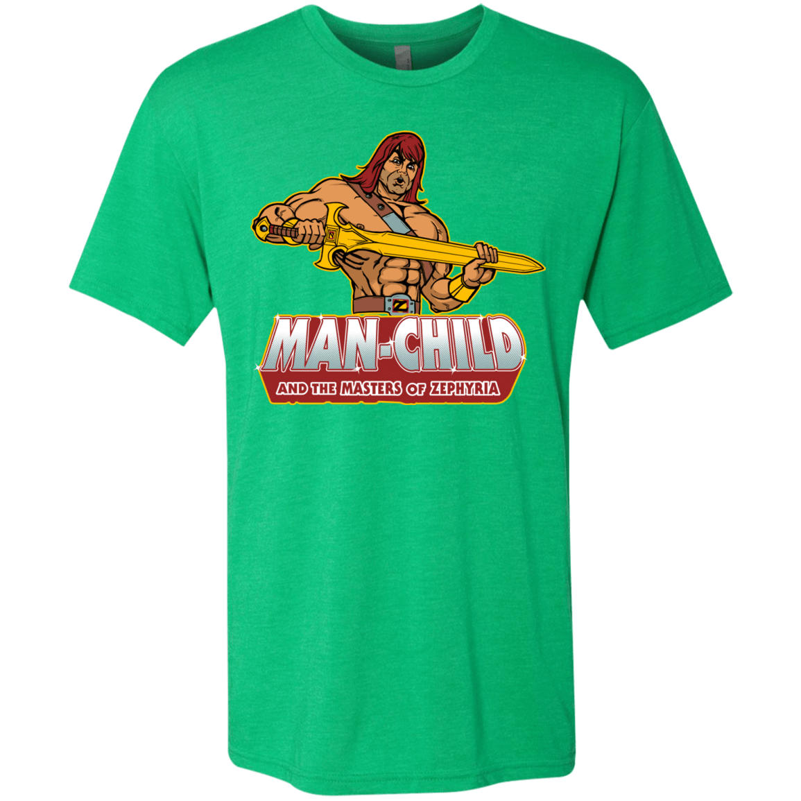 T-Shirts Envy / S Man Child Men's Triblend T-Shirt