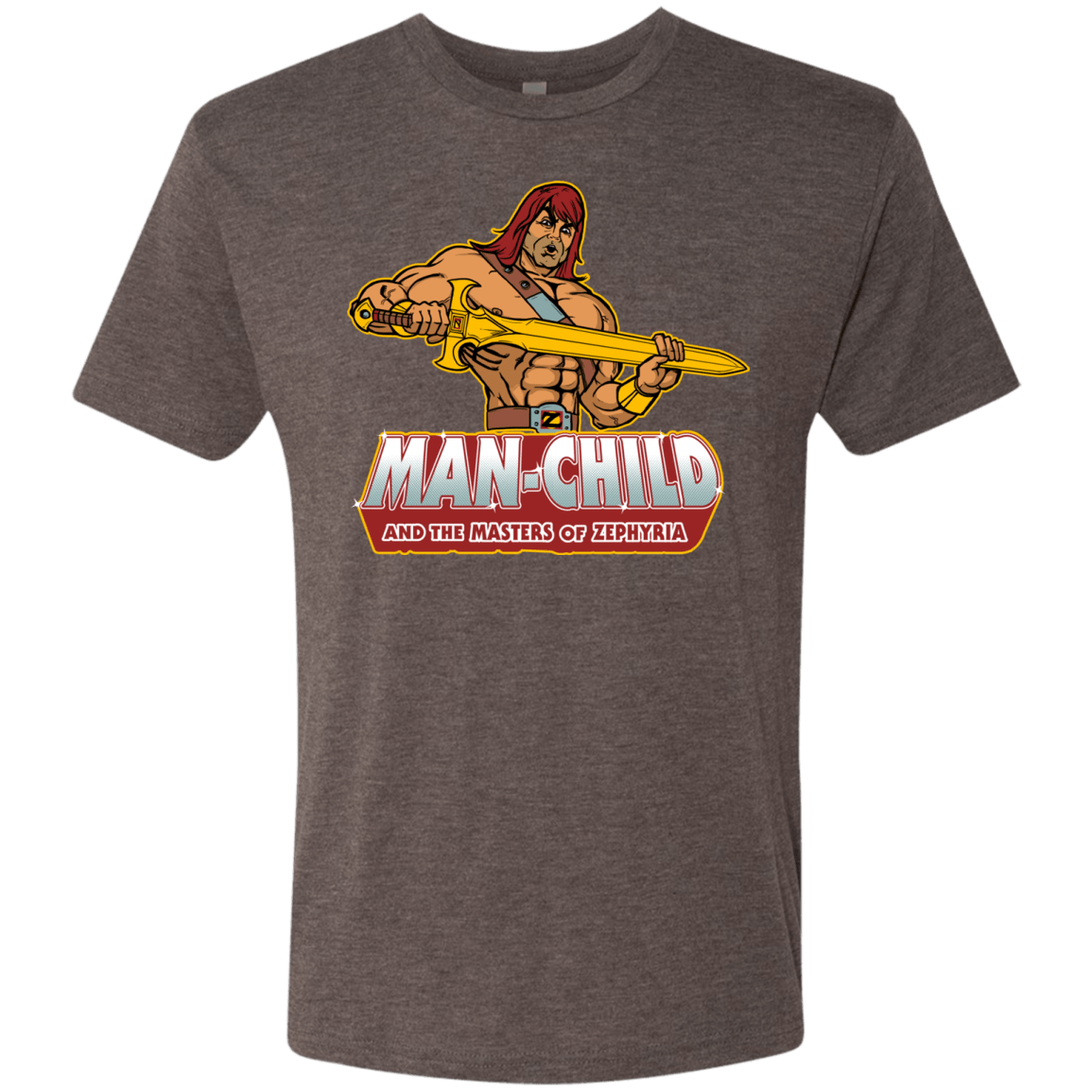 T-Shirts Macchiato / S Man Child Men's Triblend T-Shirt