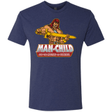 T-Shirts Vintage Navy / S Man Child Men's Triblend T-Shirt