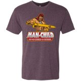 T-Shirts Vintage Purple / S Man Child Men's Triblend T-Shirt