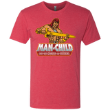 T-Shirts Vintage Red / S Man Child Men's Triblend T-Shirt
