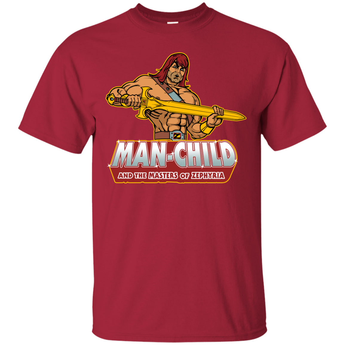 T-Shirts Cardinal / S Man Child T-Shirt