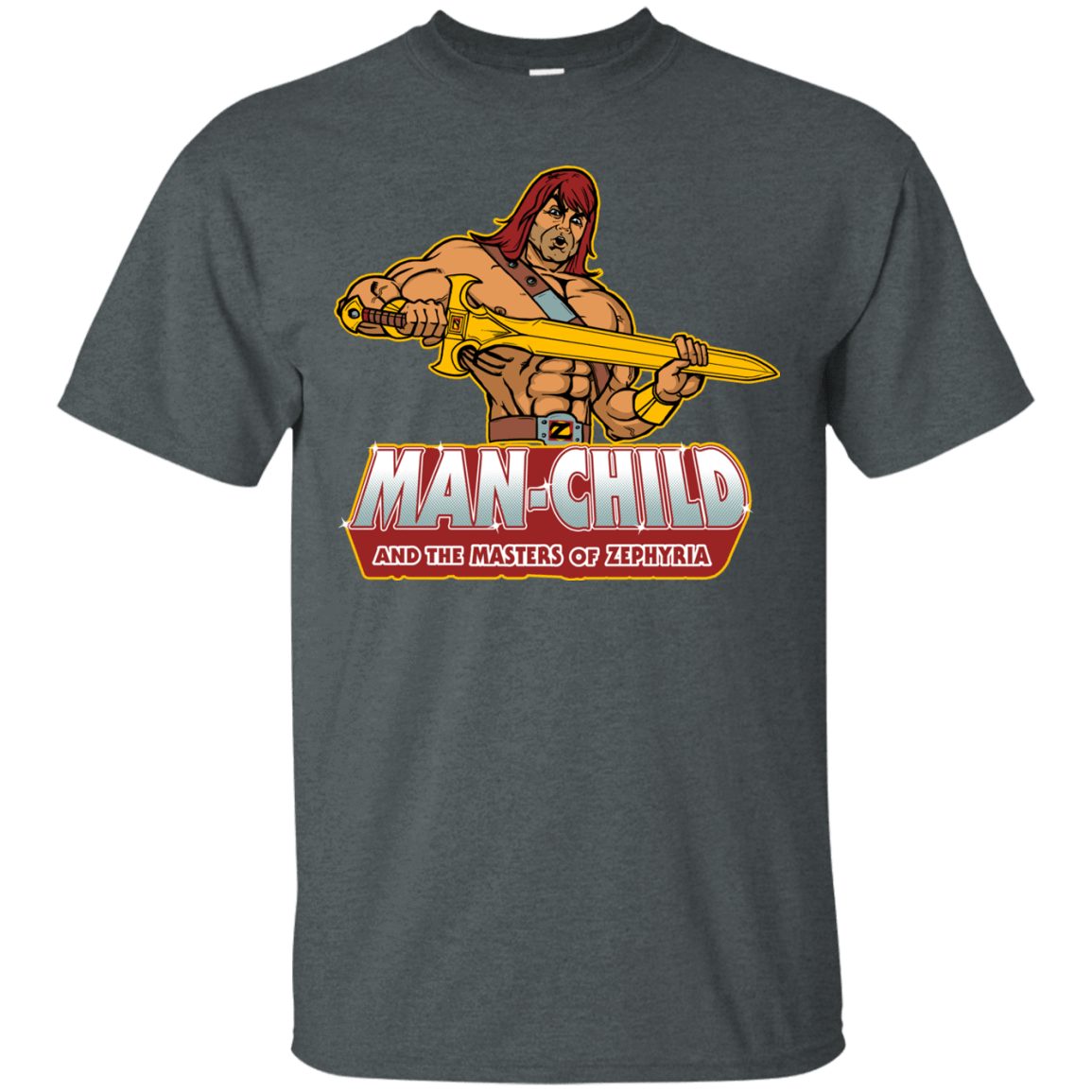 T-Shirts Dark Heather / S Man Child T-Shirt