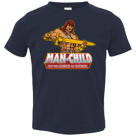 T-Shirts Navy / 2T Man Child Toddler Premium T-Shirt