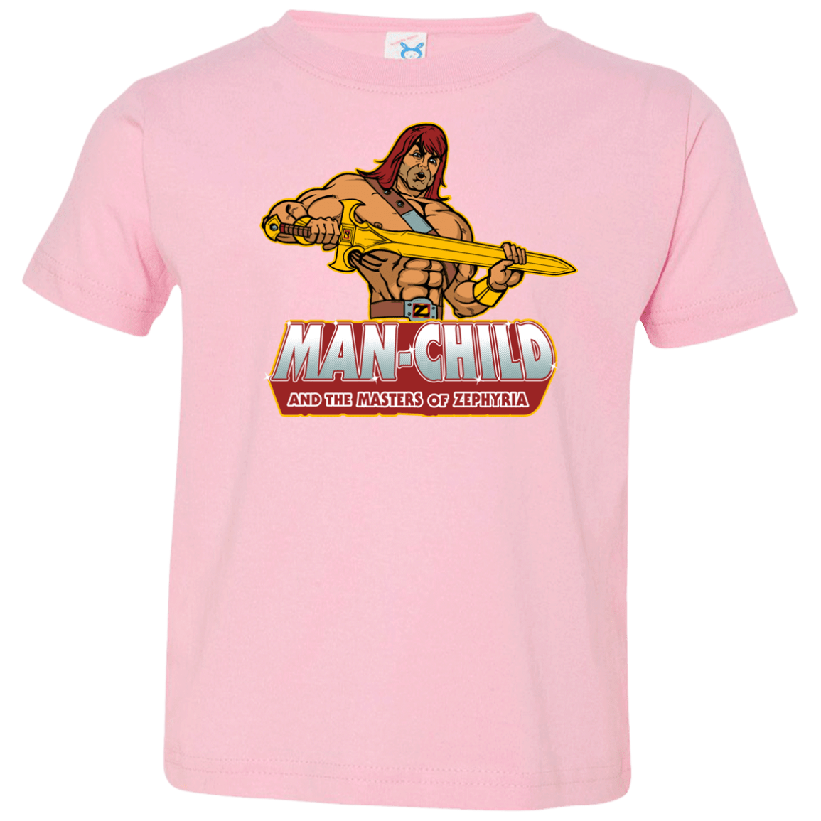 T-Shirts Pink / 2T Man Child Toddler Premium T-Shirt