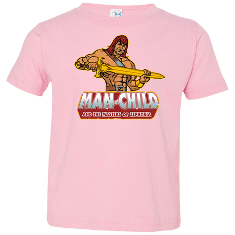 T-Shirts Pink / 2T Man Child Toddler Premium T-Shirt