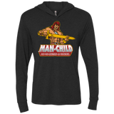 T-Shirts Vintage Black / X-Small Man Child Triblend Long Sleeve Hoodie Tee