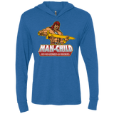 T-Shirts Vintage Royal / X-Small Man Child Triblend Long Sleeve Hoodie Tee