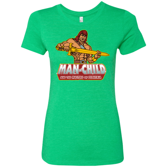 T-Shirts Envy / S Man Child Women's Triblend T-Shirt