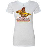 T-Shirts Heather White / S Man Child Women's Triblend T-Shirt
