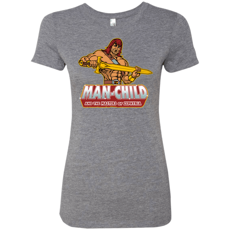 T-Shirts Premium Heather / S Man Child Women's Triblend T-Shirt
