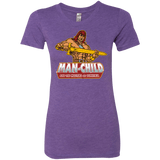 T-Shirts Purple Rush / S Man Child Women's Triblend T-Shirt