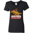 T-Shirts Black / S Man Child Women's V-Neck T-Shirt