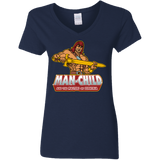 T-Shirts Navy / S Man Child Women's V-Neck T-Shirt