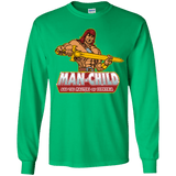 T-Shirts Irish Green / YS Man Child Youth Long Sleeve T-Shirt