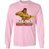 T-Shirts Light Pink / YS Man Child Youth Long Sleeve T-Shirt