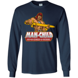 T-Shirts Navy / YS Man Child Youth Long Sleeve T-Shirt