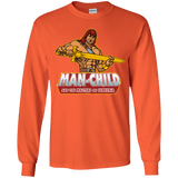 T-Shirts Orange / YS Man Child Youth Long Sleeve T-Shirt