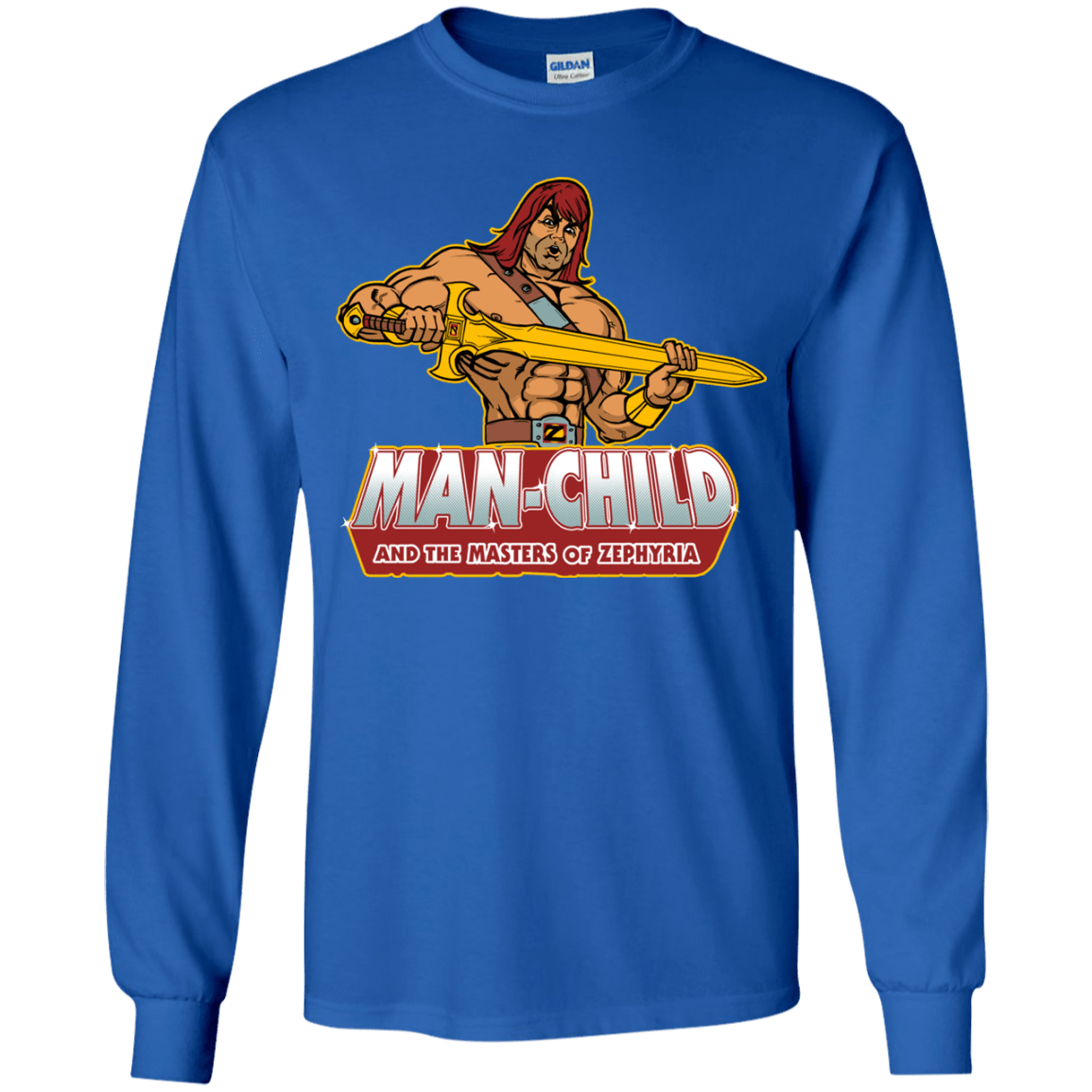 T-Shirts Royal / YS Man Child Youth Long Sleeve T-Shirt