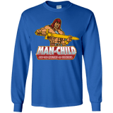 T-Shirts Royal / YS Man Child Youth Long Sleeve T-Shirt