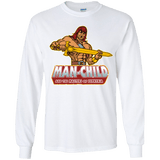 T-Shirts White / YS Man Child Youth Long Sleeve T-Shirt