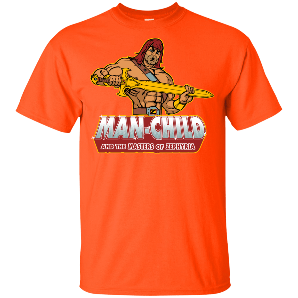 T-Shirts Orange / YXS Man Child Youth T-Shirt