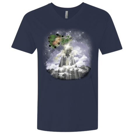 T-Shirts Midnight Navy / X-Small Man of Tomorrow Men's Premium V-Neck