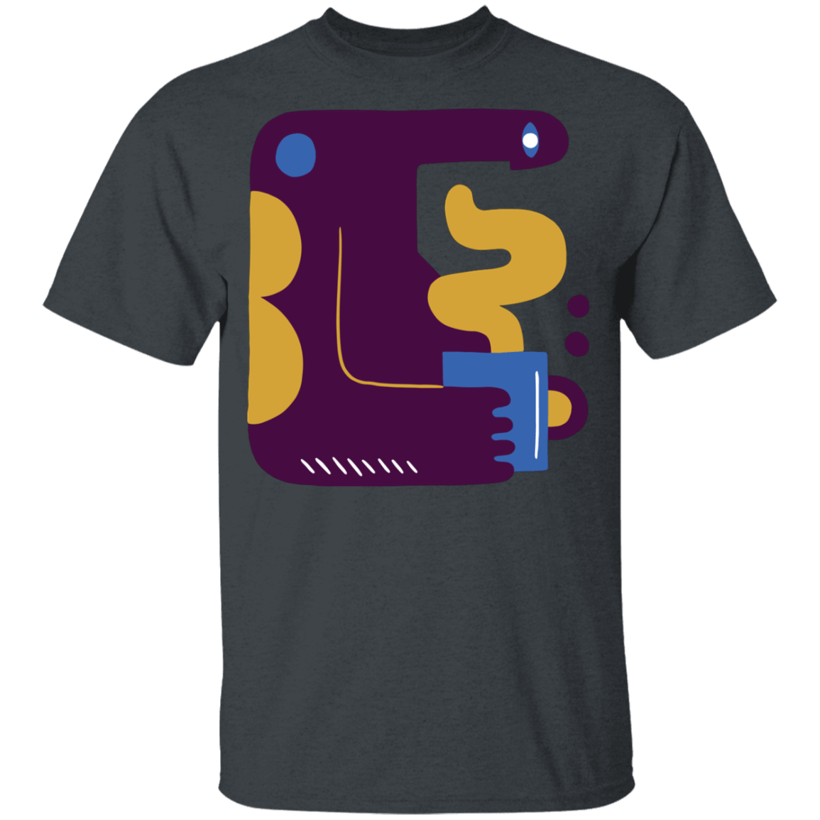 T-Shirts Dark Heather / YXS Man's Coffee Youth T-Shirt