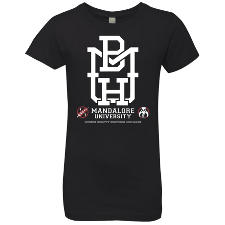 T-Shirts Black / YXS Mandalore U Girls Premium T-Shirt